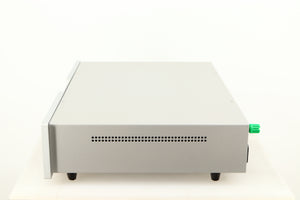 Right side view of a used Isotek Sigmas Gil Power Distribution in a silver finish