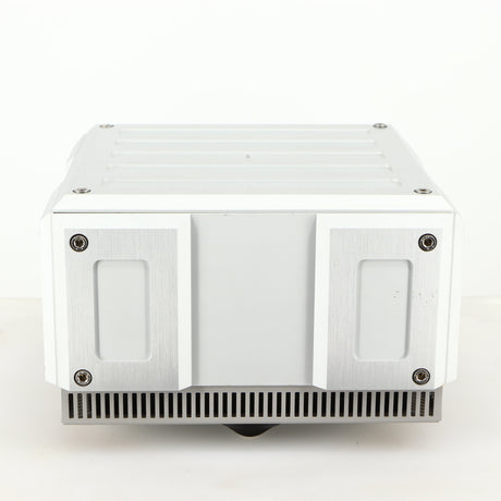 Front view of a used Isotek Titan Mains Conditioner in a silver finish