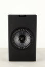 Front view of a used KEF Coda W Active Standmount Speaker in Dark Titanium finish