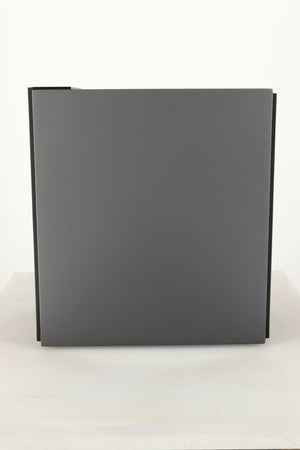 Side view of a used KEF Coda W Active Standmount Speaker in Dark Titanium finish