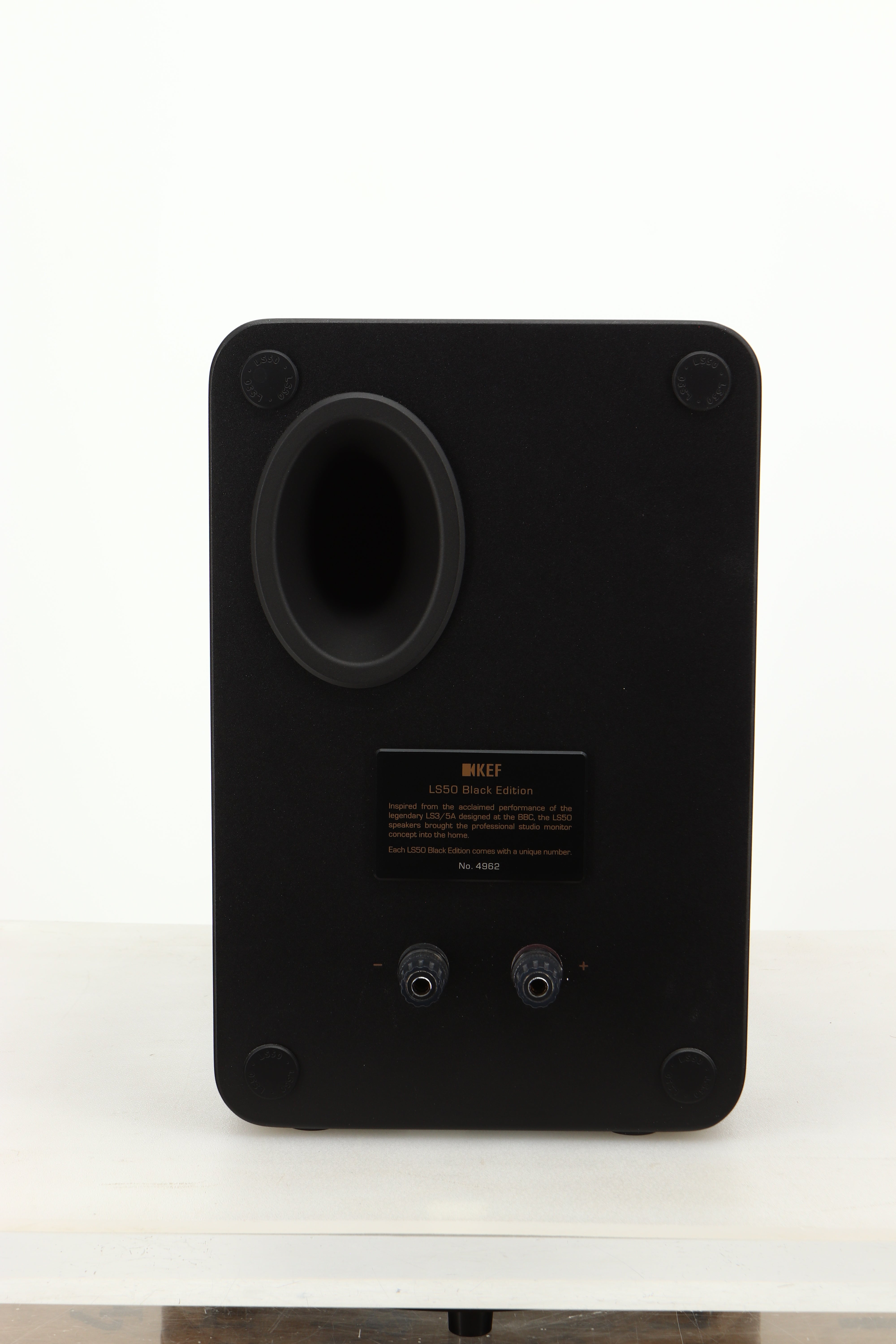 KEF LS50 Black Edition Standmount Speakers – 2ndhandhifi.co.uk