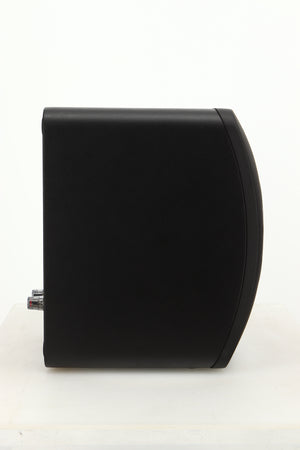 Side view of a used KEF LS50 Black Edition Standmount Speaker