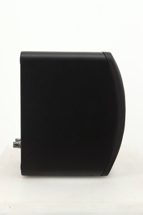 Side view of a used KEF LS50 Black Edition Standmount Speaker