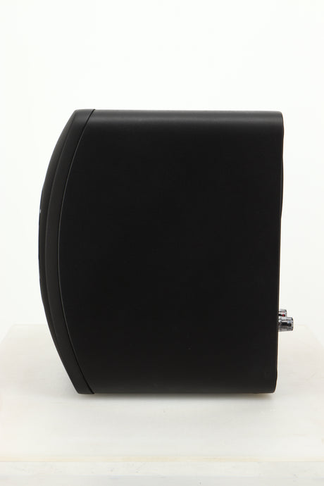 Side view of a used KEF LS50 Black Edition Standmount Speaker