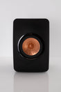 Front view of a used KEF LS50 Standmount Speaker in Gloss Black