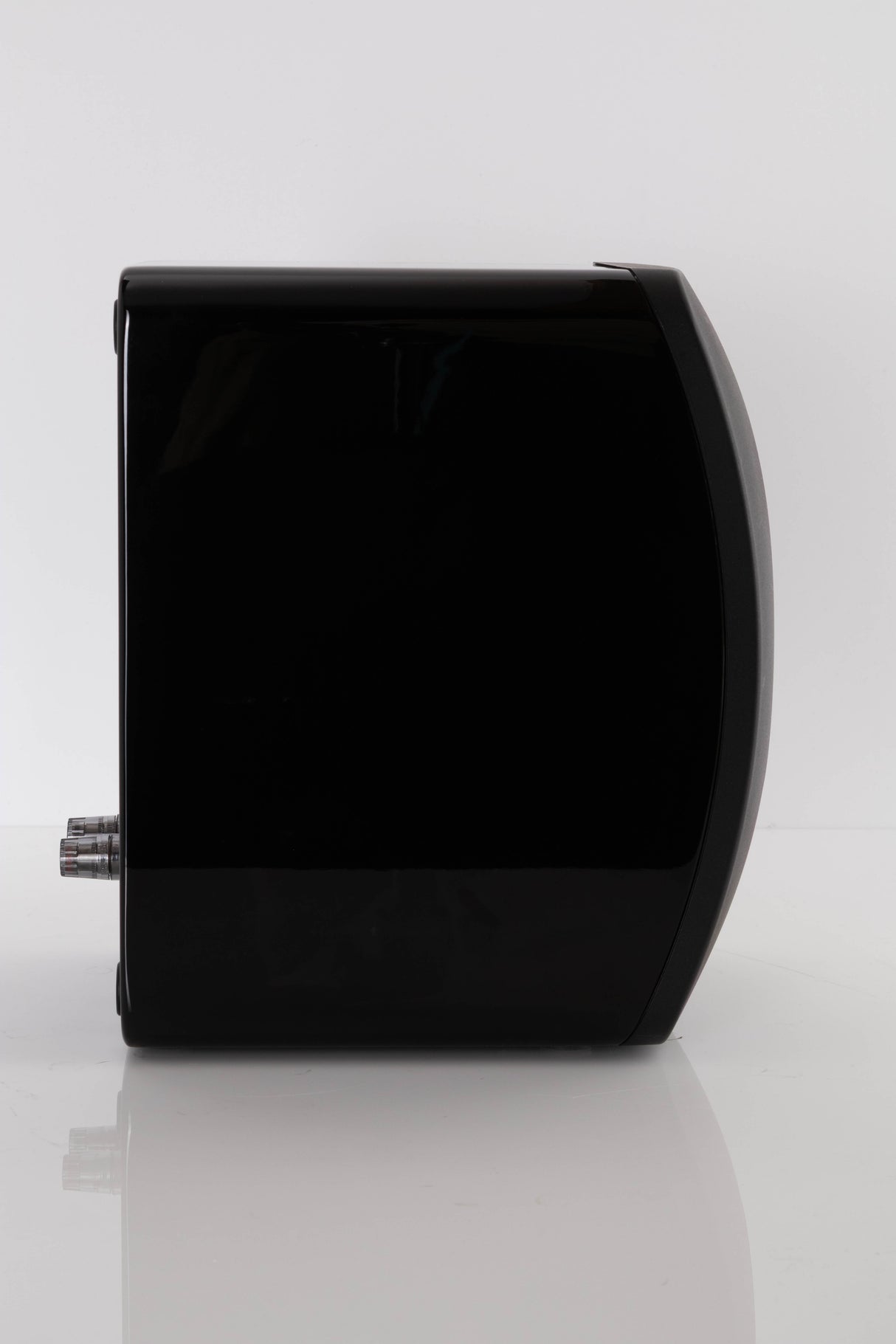 Side view of a used KEF LS50 Standmount Speaker in Gloss Black