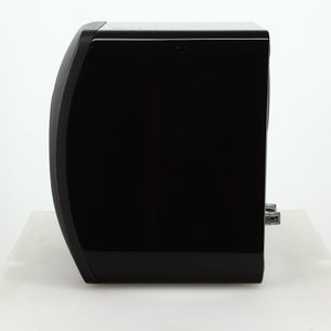 Right side view of a used KEF LS50 Standmount Speaker in a black gloss finish