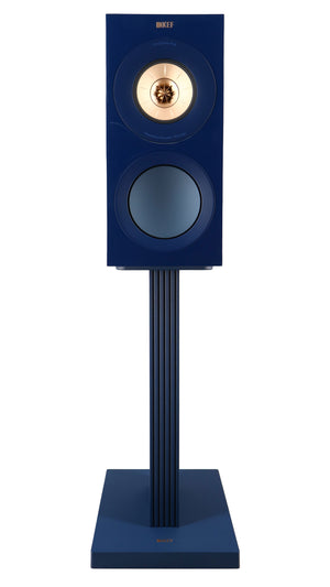 KEF R3 META Standmount Speakers W/ Stands - Indigo Gloss