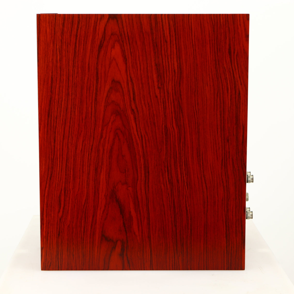 Right side view of a used KEF R300 Standmount Speaker in a rosewood finish