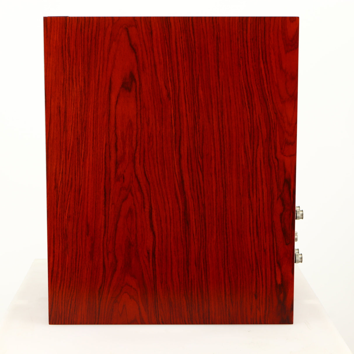 Right side view of a used KEF R300 Standmount Speaker in a rosewood finish