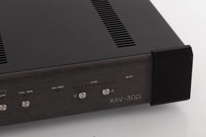 Close up view of a used Krell KAV-300i Integrated Amplifier