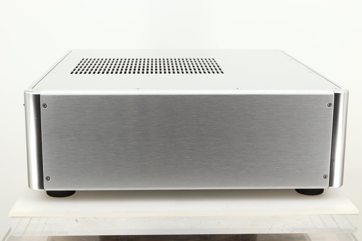 Side view of a used Krell SACD Standard CD Player in Silver finish