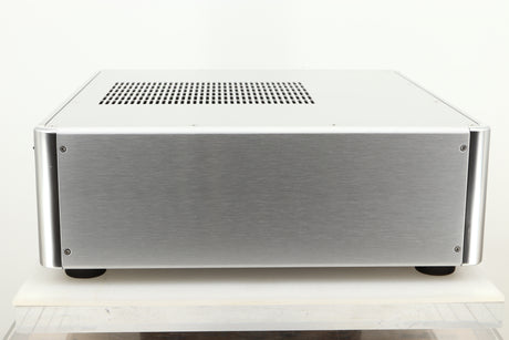 Side view of a used Krell SACD Standard CD Player in Silver finish