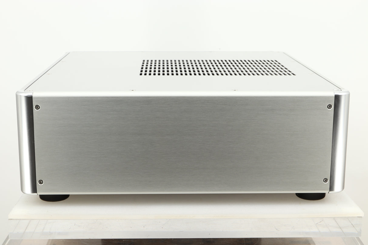 Side view of a used Krell SACD Standard CD Player in Silver finish