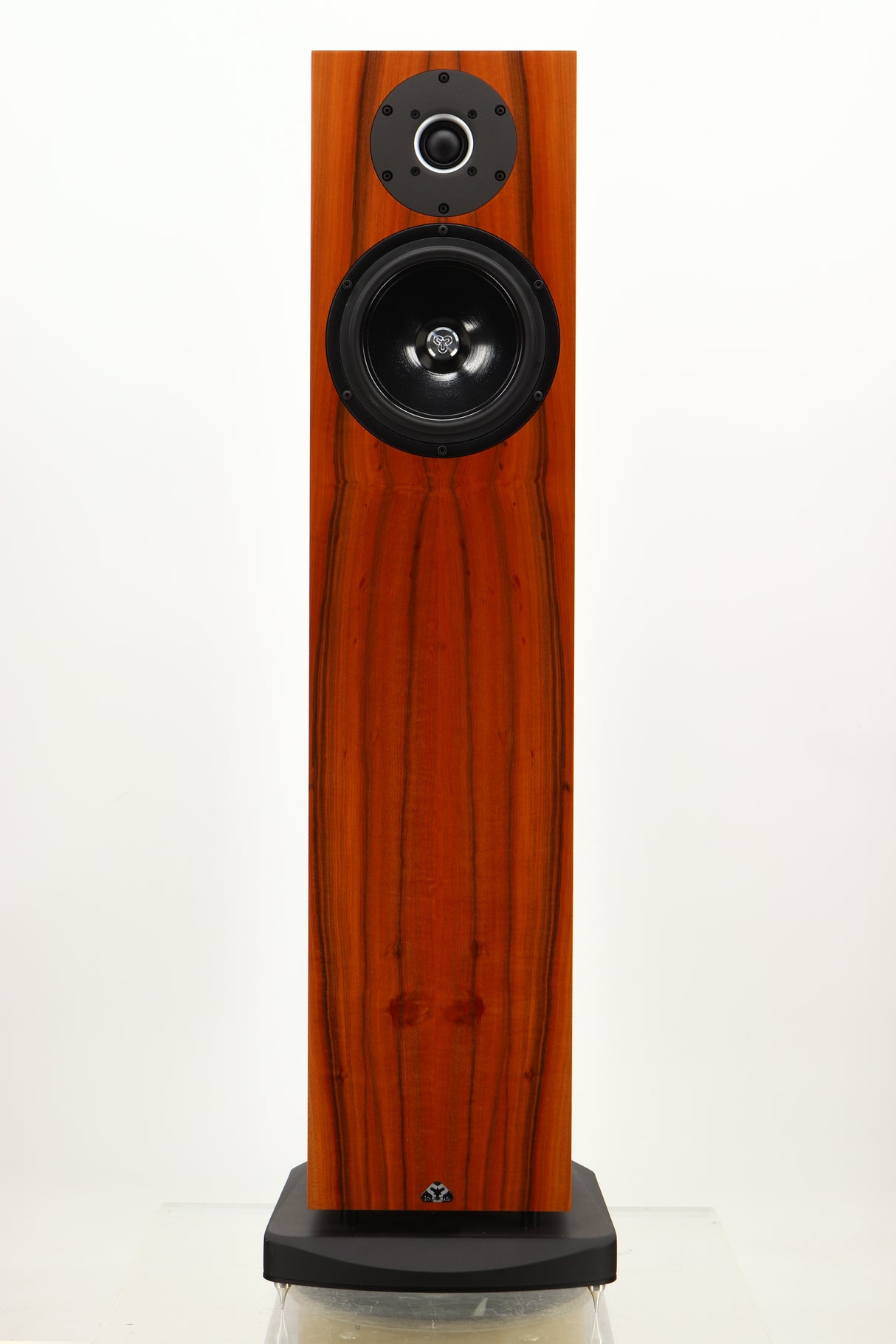 Front view of a used Kudos Super 20A Floorstanding Speaker in Tineo finish