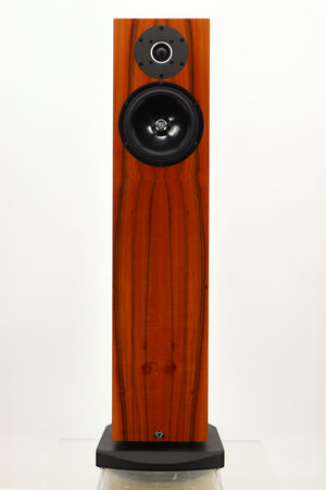 Front view of a used Kudos Super 20A Floorstanding Speaker in Tineo finish