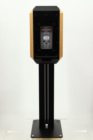 Rear view of a used Kudos Titan 505 Standmount Speaker in Oak finish