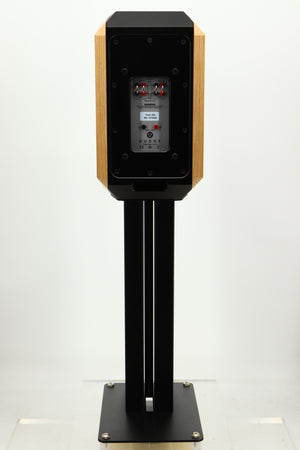Rear view of a used Kudos Titan 505 Standmount Speaker in Oak finish
