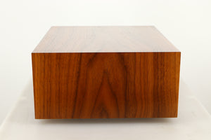 Side view of a used Leak CDT CD Transport in Walnut finish