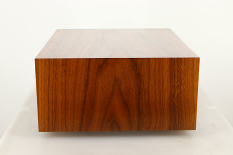Side view of a used Leak CDT CD Transport in Walnut finish