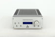 Front view of a used Leema Acoustics Elements Integrated Amplifier in silver finish 