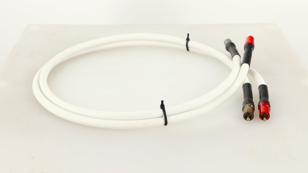 Left side view of a used Leema Linx RCA-RCA Interconnect Cables 1.0m Pair