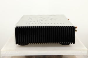 Side view of a used Leema Tucana II Integrated Amplifier in Silver finish