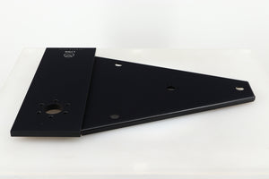 Top of a used Linn Kore For Ekos LP12 Sub Chassis in a black finish