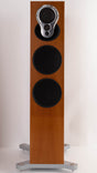 Front view of a used Linn 242 Floorstanding Speaker in a Cherry finish