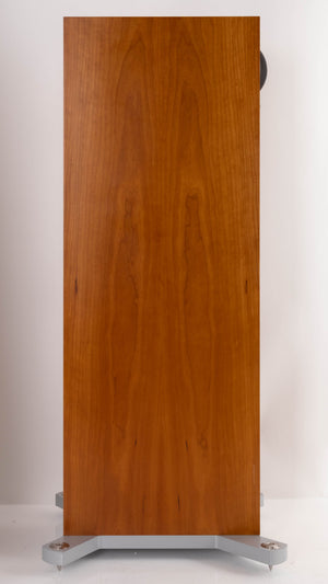 Left side view of a used Linn 242 Floorstanding Speaker in a Cherry finish