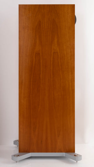 Left side view of a used Linn 242 Floorstanding Speaker in a Cherry finish