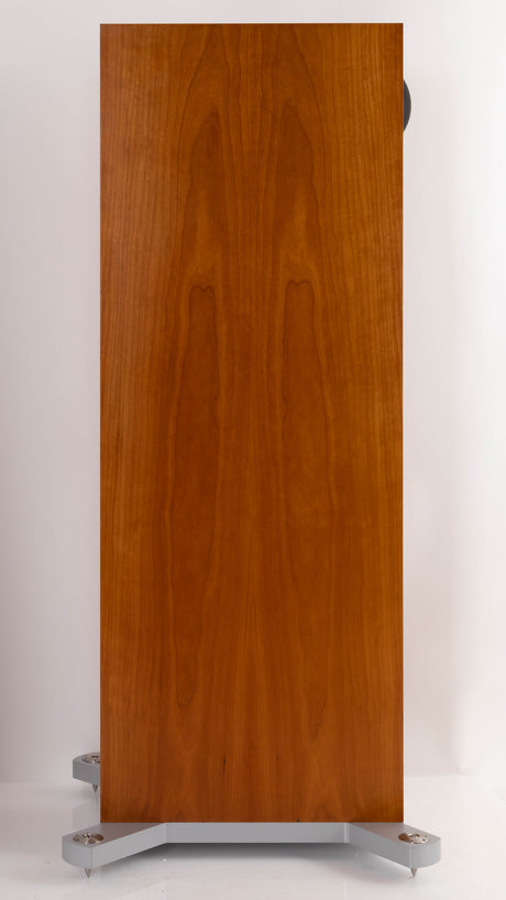 Left side view of a used Linn 242 Floorstanding Speaker in a Cherry finish