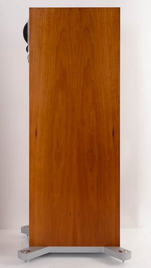 Right side view of a used Linn 242 Floorstanding Speaker in a Cherry finish