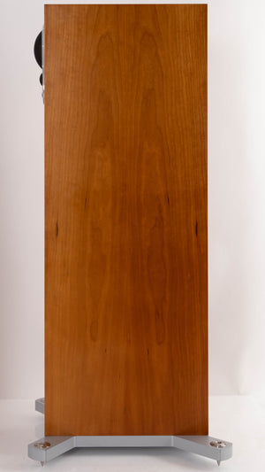 Right side view of a used Linn 242 Floorstanding Speaker in a Cherry finish