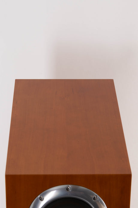 Top of a used Linn 242 Floorstanding Speaker in a Cherry finish