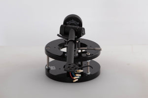 Front of a used Linn Akito MK3B Tonearm in a black finish