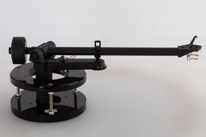 Left side of a used Linn Akito MK3B Tonearm in a black finish