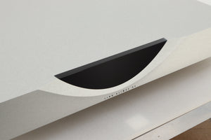 Close up view of a used Linn Klimax DS1 Network Player in Silver finish showing the display