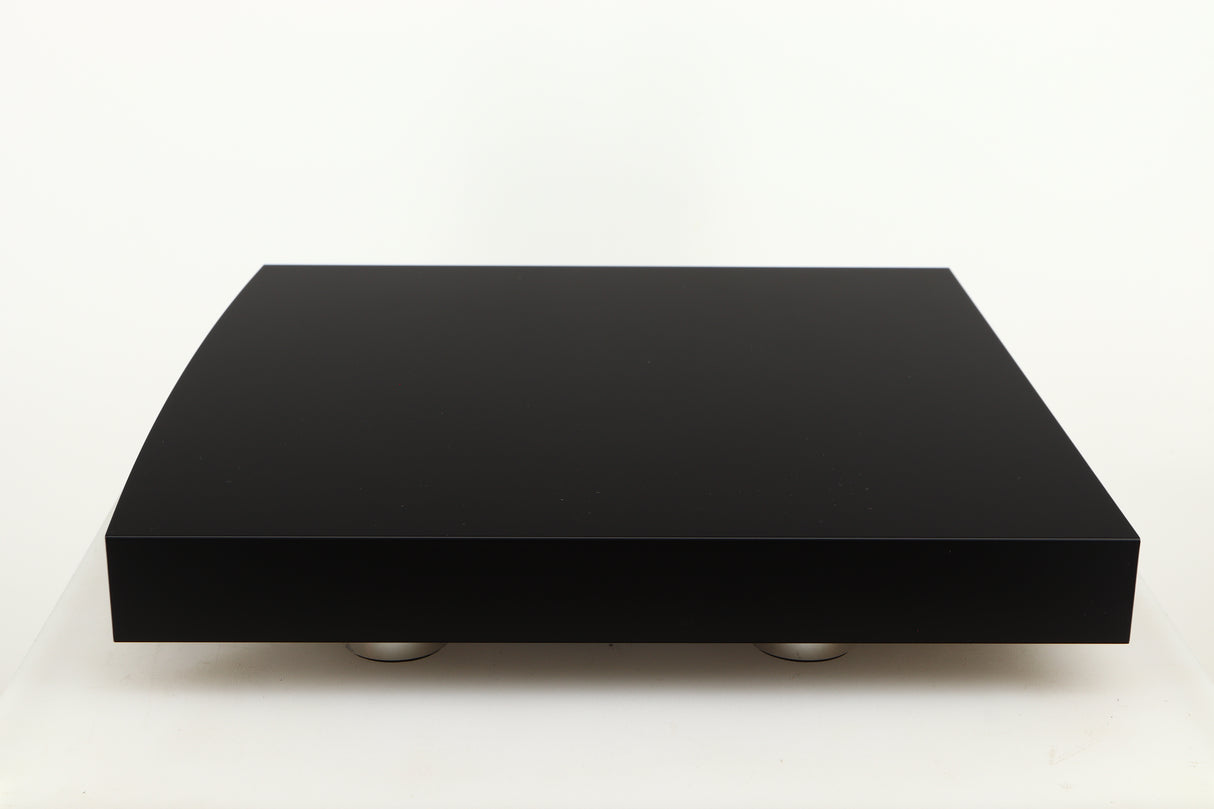 Left side view of a used Linn Klimax Exaktbox W/ Organic DAC in a black finish