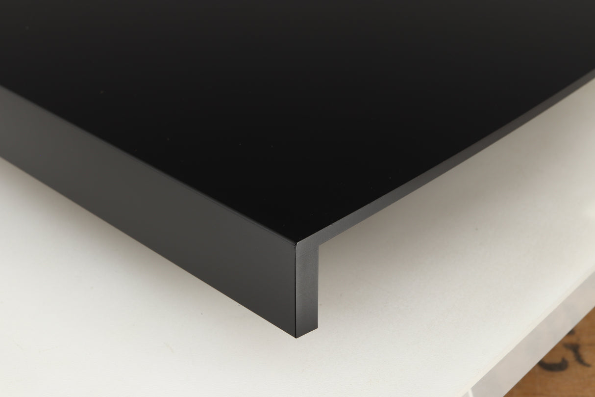 Rear right corner of a used Linn Klimax Exaktbox W/ Organic DAC in a black finish
