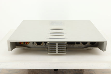 Rear view of a used Linn Klimax Solo 500 Power Amplifier with Dynamik Power Supply