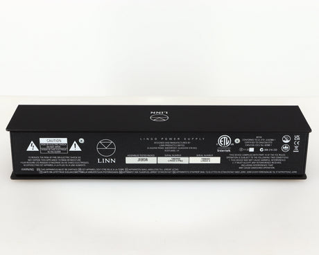 Rear view of a used Linn Lingo 4 Turntable Power Supply in a black finish