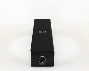 RIght side view of a used Linn Lingo 4 Turntable Power Supply in a black finish showing DIN Output