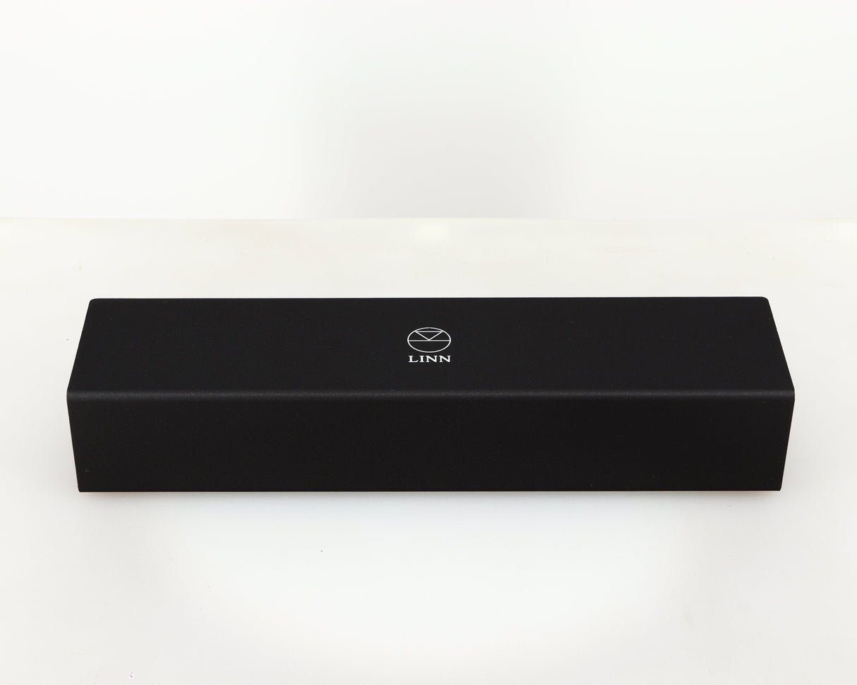 Top of a used Linn Lingo 4 Turntable Power Supply in a black finish