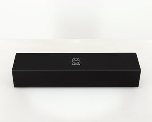 Top of a used Linn Lingo 4 Turntable Power Supply in a black finish