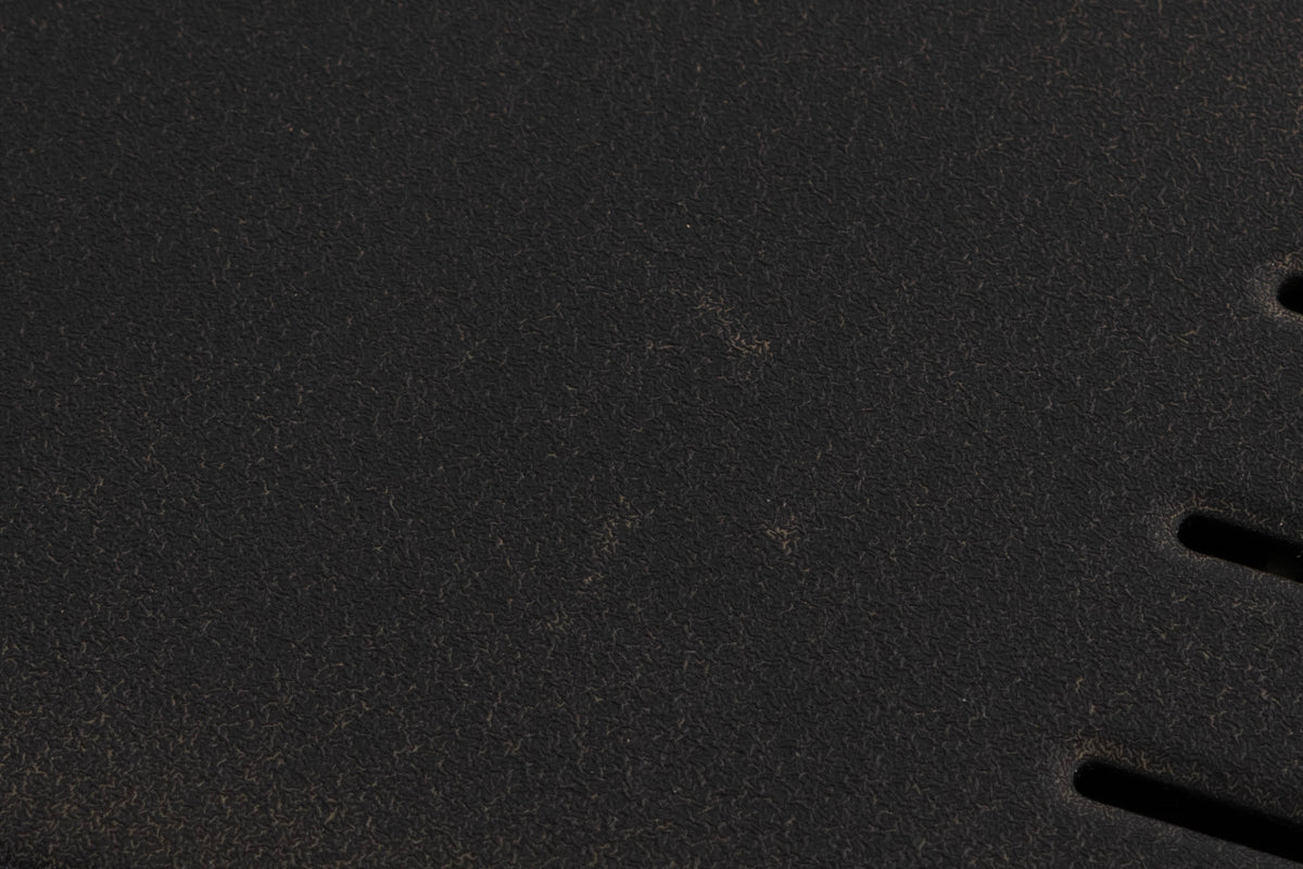 Close up of a used Linn LK85 Power Amplifier in a Black finish showing light marks on top