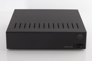 Front view of a used Linn LK85 Power Amplifier in a Black finish