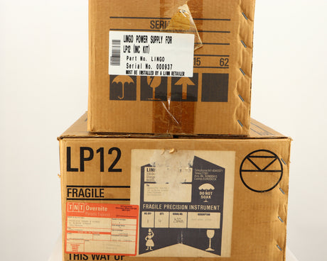 Boxes for a used Linn LP12 / Ittok Tonearm / Lingo Power Supply / Adikt Cartridge in an afromosia finish
