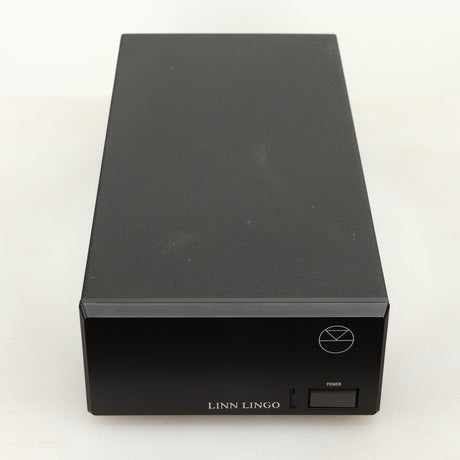 Top of a used Linn Lingo Power Supply in a black finish