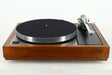 Front view of a used Linn LP12 Select Turntable in walnut finish 